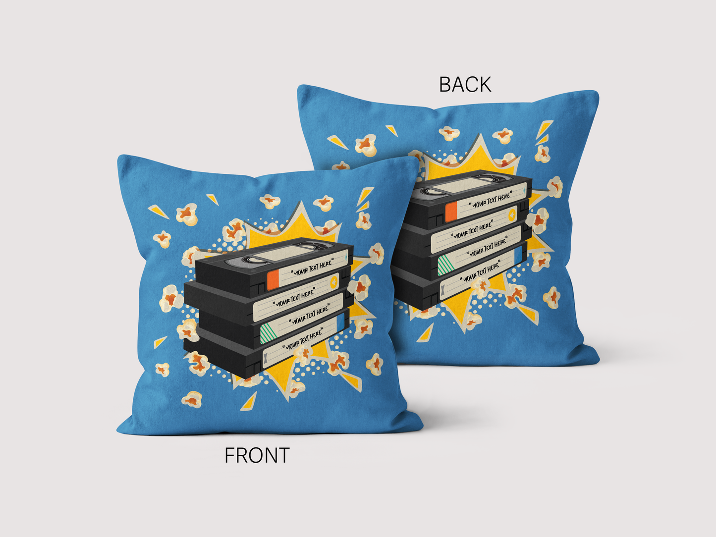 Retro VHS Custom Throw Pillow | Sam + Zoey Home Basics