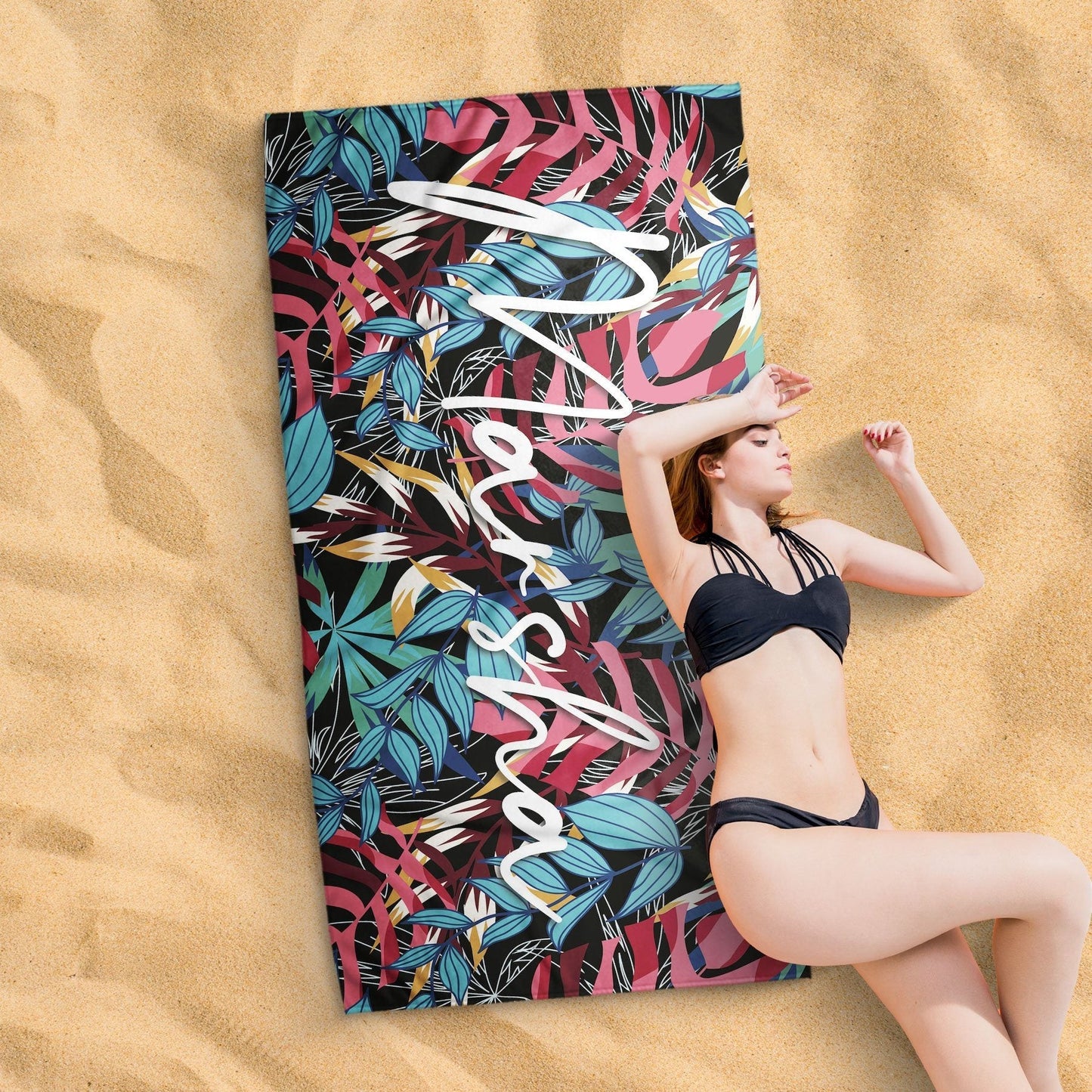Summer Jungle Beach Towel | Sam + Zoey Home Basics