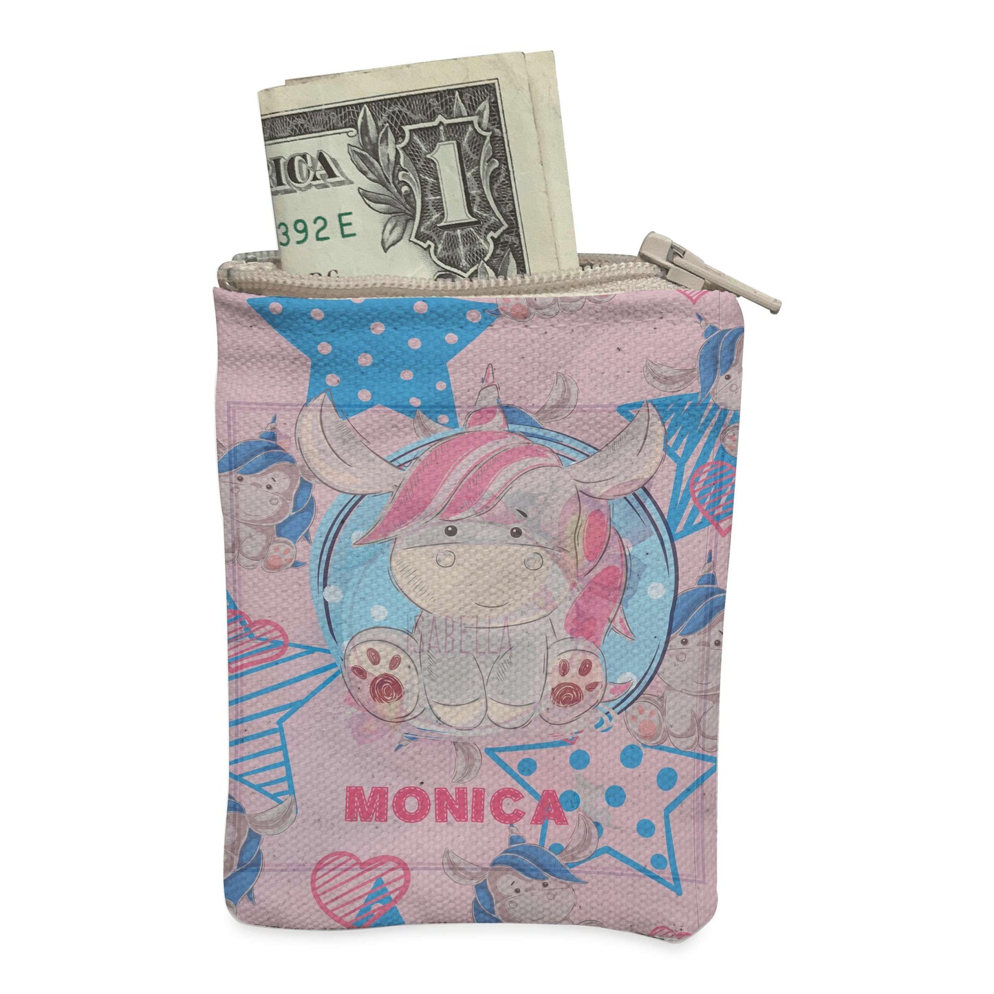 Coin Purse: Unicorn & Stars Coin Purse Sam + Zoey