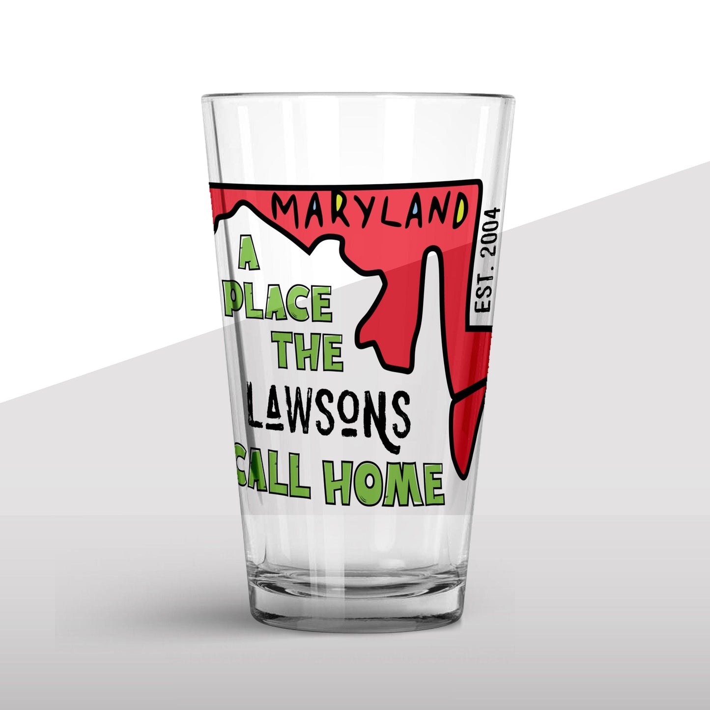 Glass Tumbler: Legacy States Glass Tumbler Sam + Zoey Maryland