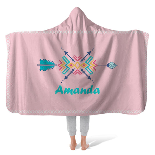Hooded Fleece Blanket: Shooting Star Hooded Fleece Blanket Sam + Zoey