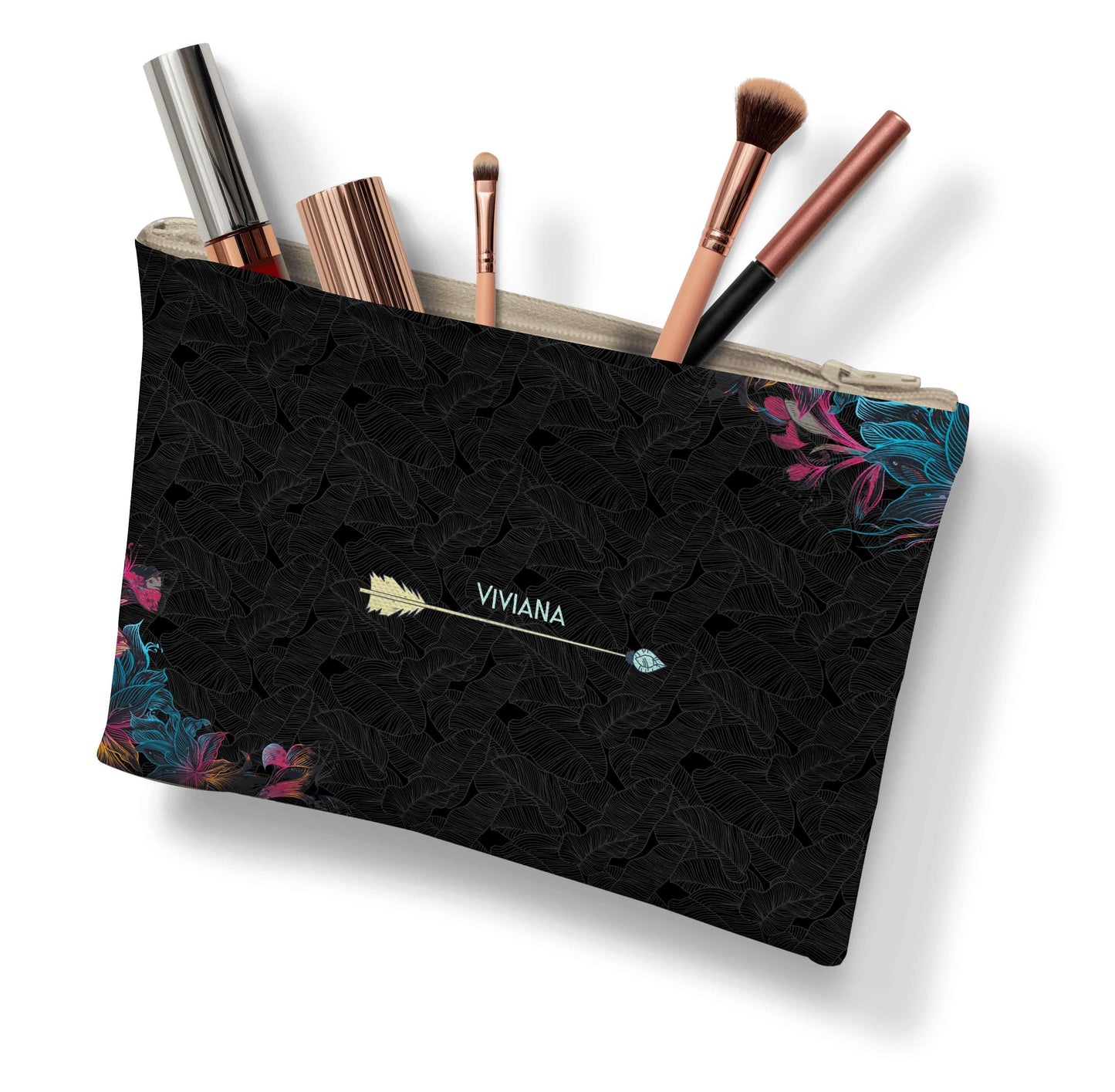 Makeup Pencil Case: Night Aim Makeup Pencil Case Sam + Zoey