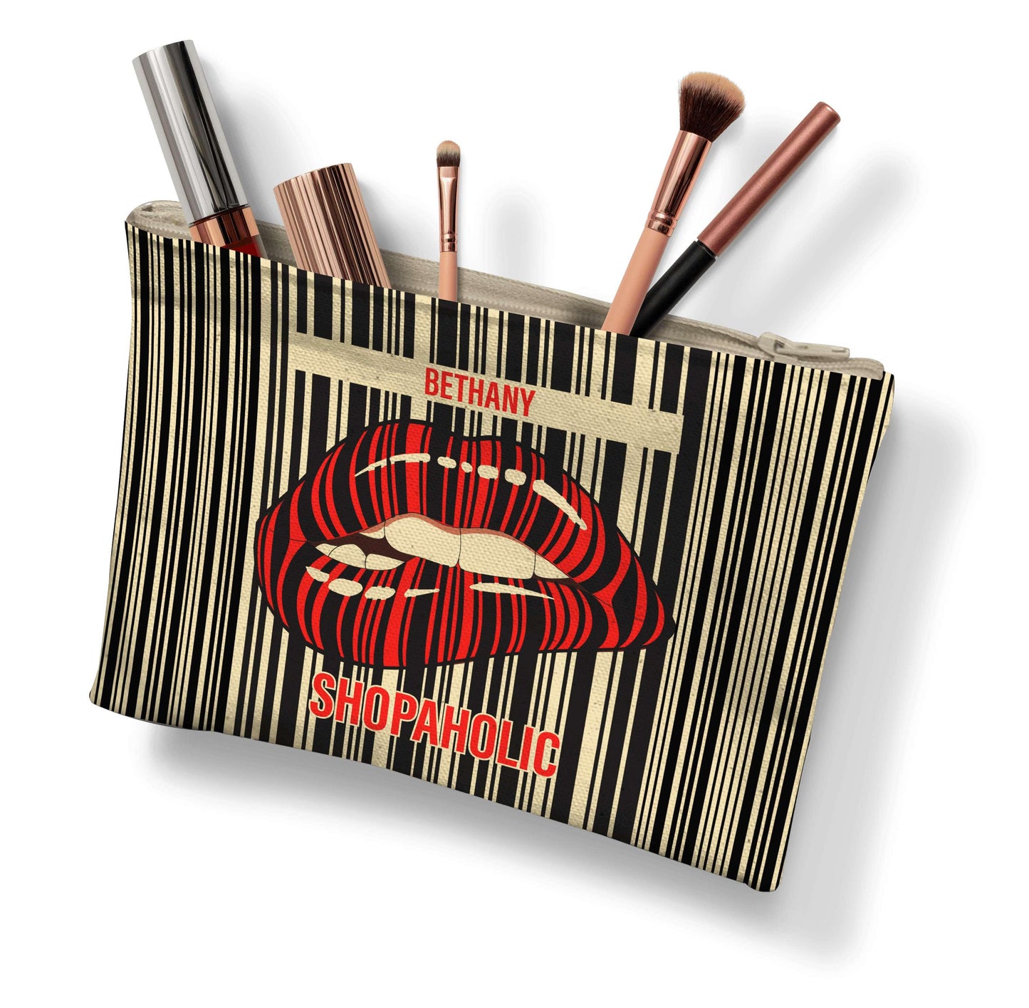 Makeup Pencil Case: Shopaholic Makeup Pencil Case Sam + Zoey