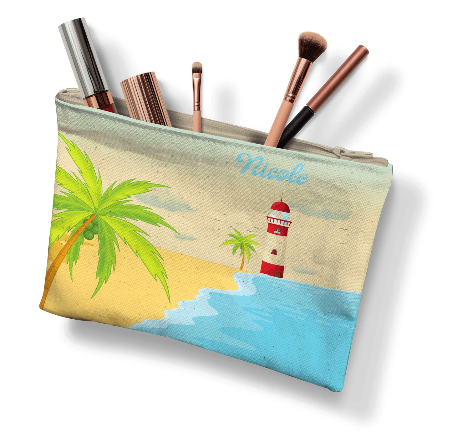 Makeup Pencil Case: South Beach Makeup Pencil Case Sam + Zoey