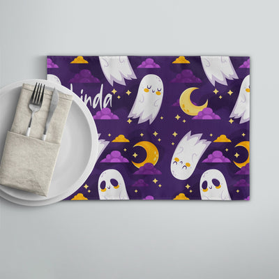 Personalized Placemat: Ghosts Sam + Zoey  Sam + Zoey