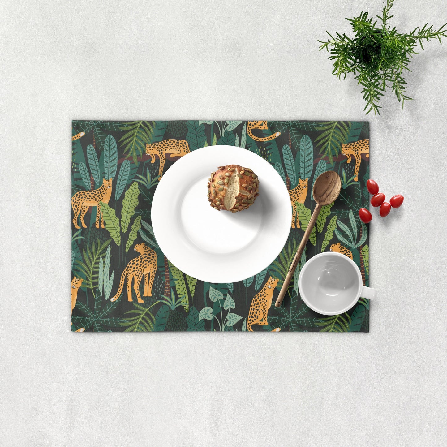 Placemat: Jungle Cheetah Placemat Sam + Zoey