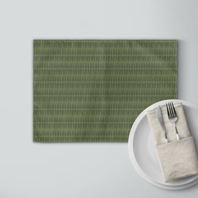 Olive Green Tribal Placemat | Sam + Zoey Home Basics Sam + Zoey