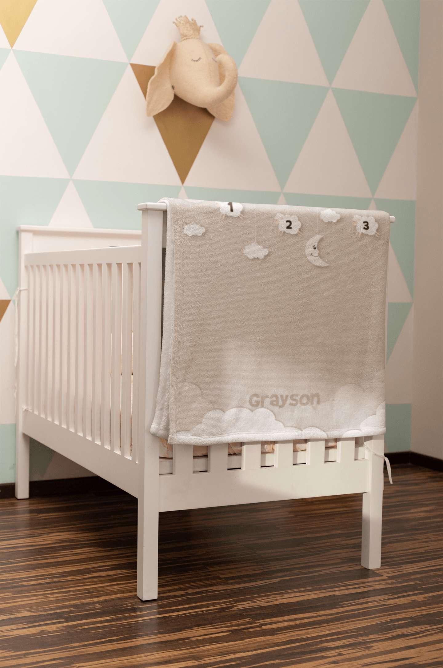 Receiving Blanket: Counting Sheep Receiving Blanket Sam + Zoey