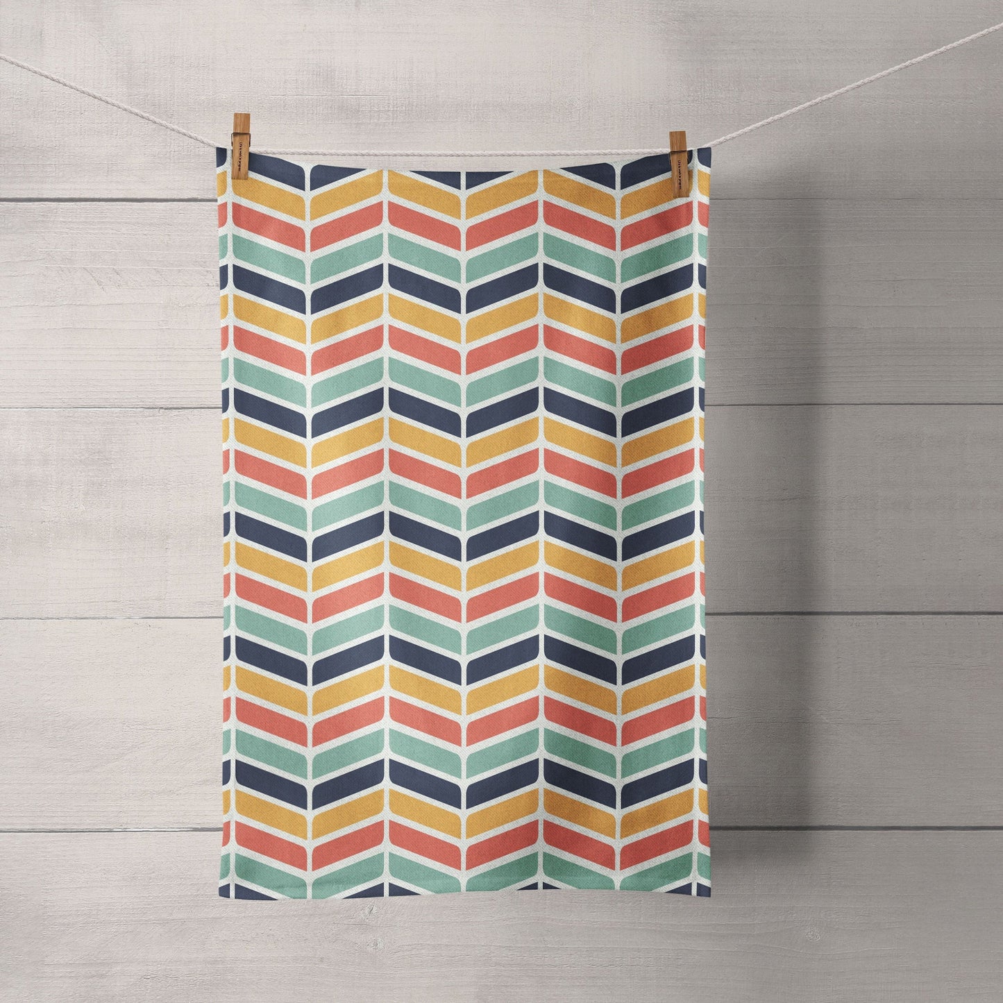 Tea Towel: Chevron Tea Towel Sam + Zoey