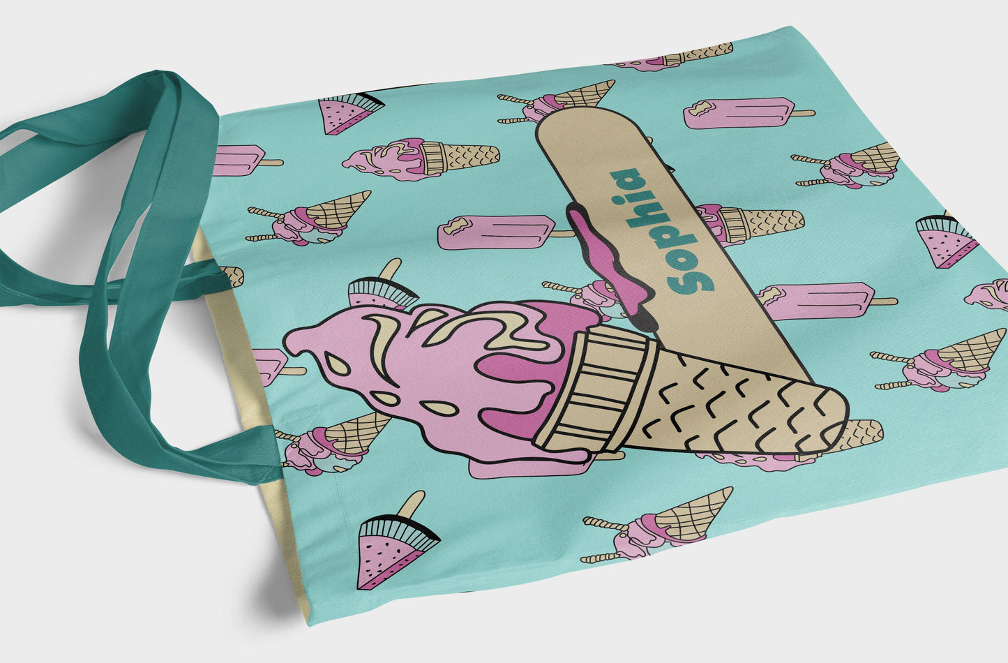 Tote: Ice Cream Tote Sam + Zoey