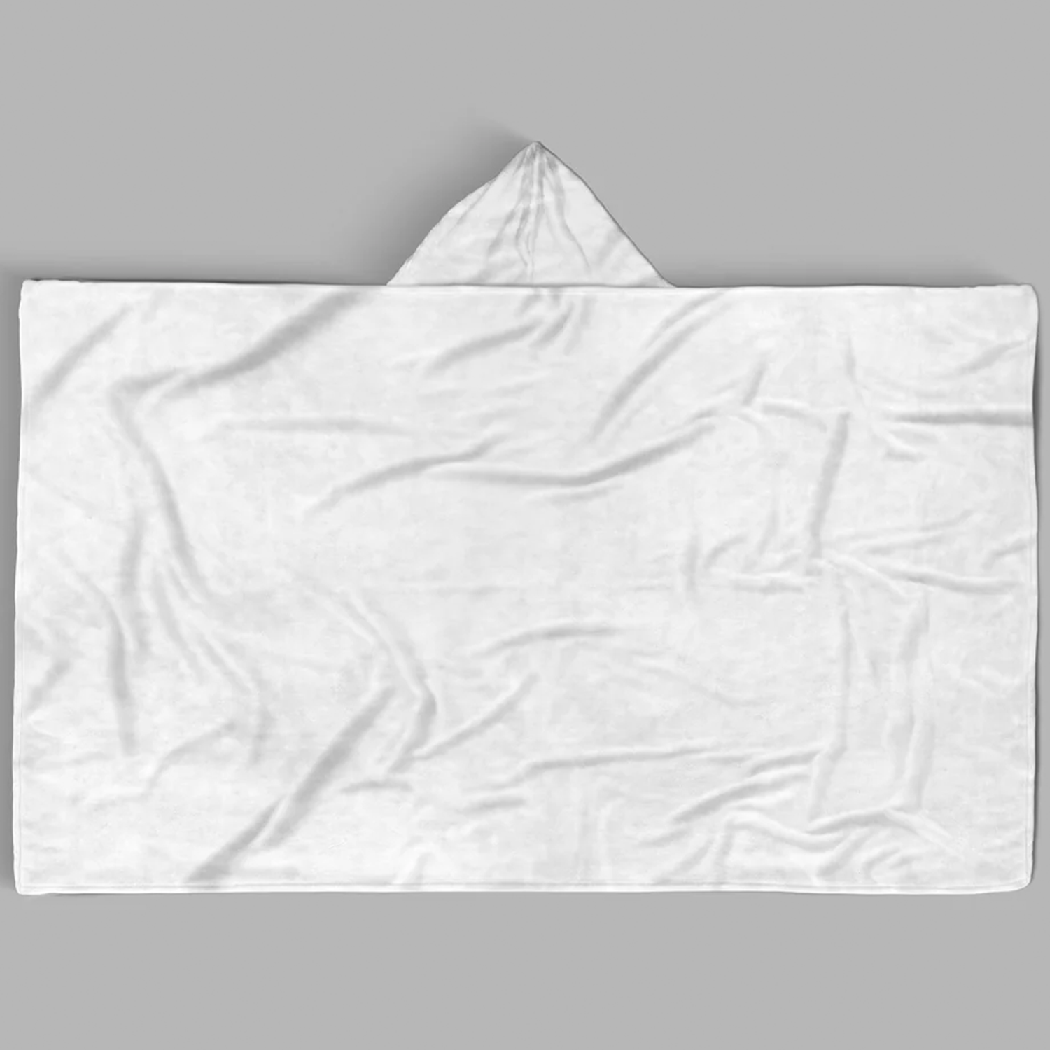 Edge to edge custom hooded blanket fully personalized with any design in Minky fleece
