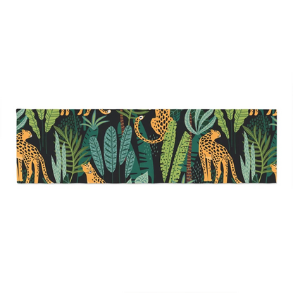 Jungle Cheetah Table Runner | Bold Animal Print Dining Decor Housewarming Gift