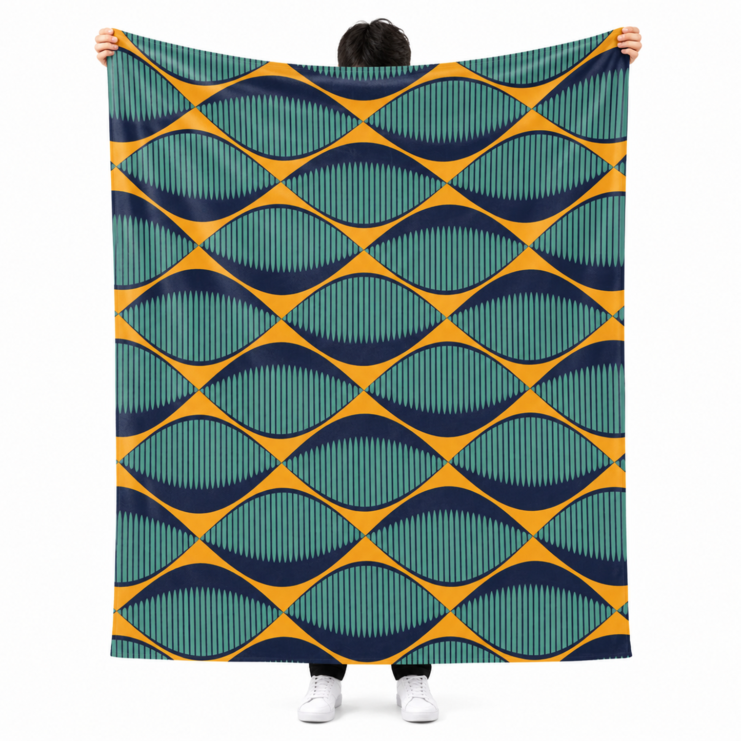 Seeing eyes boho throw blanket as birthday gift for boho and mystical decor lovers
