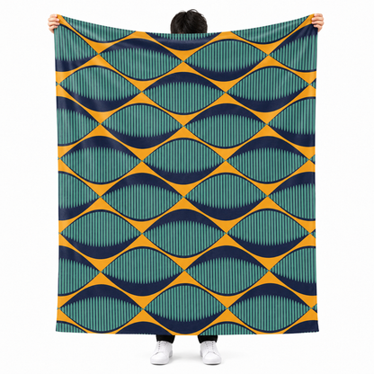Seeing eyes boho throw blanket as birthday gift for boho and mystical decor lovers
