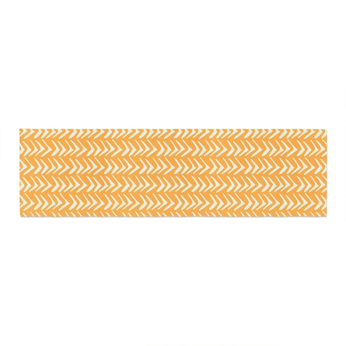 Boho Mustard Tribal Table Runner | Stylish Cotton Dining Decor for Home and Entertaining