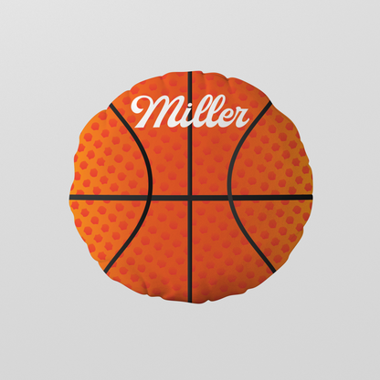 Personalized Sports Ball Pillow | Custom Name Sports Cushion