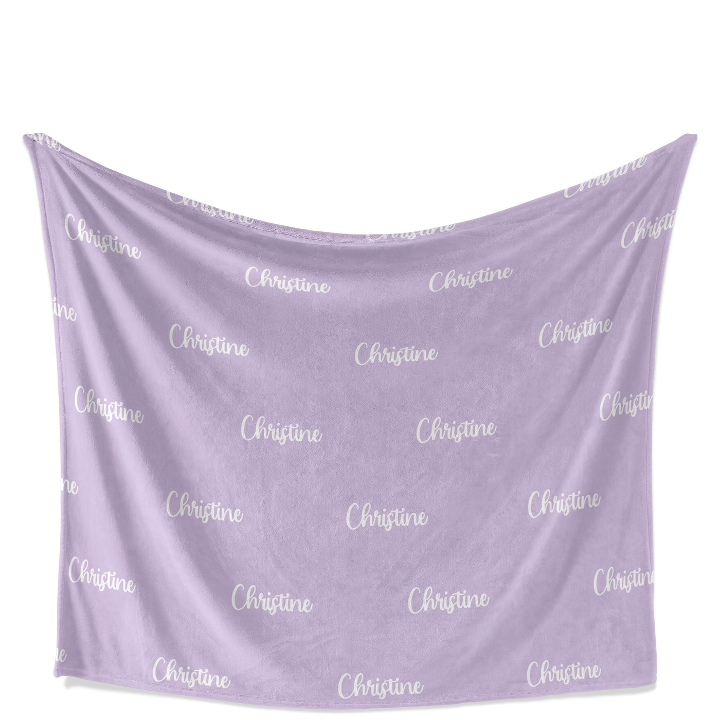 Throw Blanket: Personalized Name and Color throw Blanket Sam + Zoey Lavender Font 1  Sam + Zoey