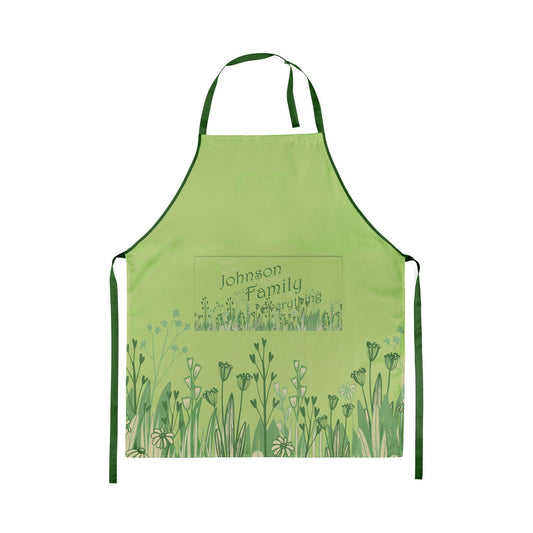Apron: Verde Cotton Apron Sam + Zoey