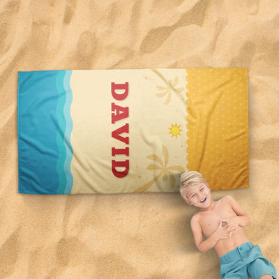 Fun In The Sun | Sam + Zoey   Beach Towel Sam + Zoey