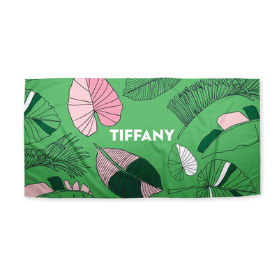 Beach Towel: Green Tree | Sam + Zoey   Beach Towel Sam + Zoey