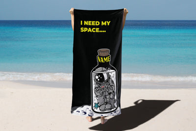 Beach Towel: I Need My Space Beach Towel Sam + Zoey  Sam + Zoey