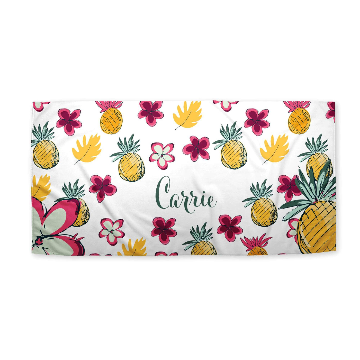 Beach Towel: Pina Pineapple Beach Towel Sam + Zoey  Sam + Zoey