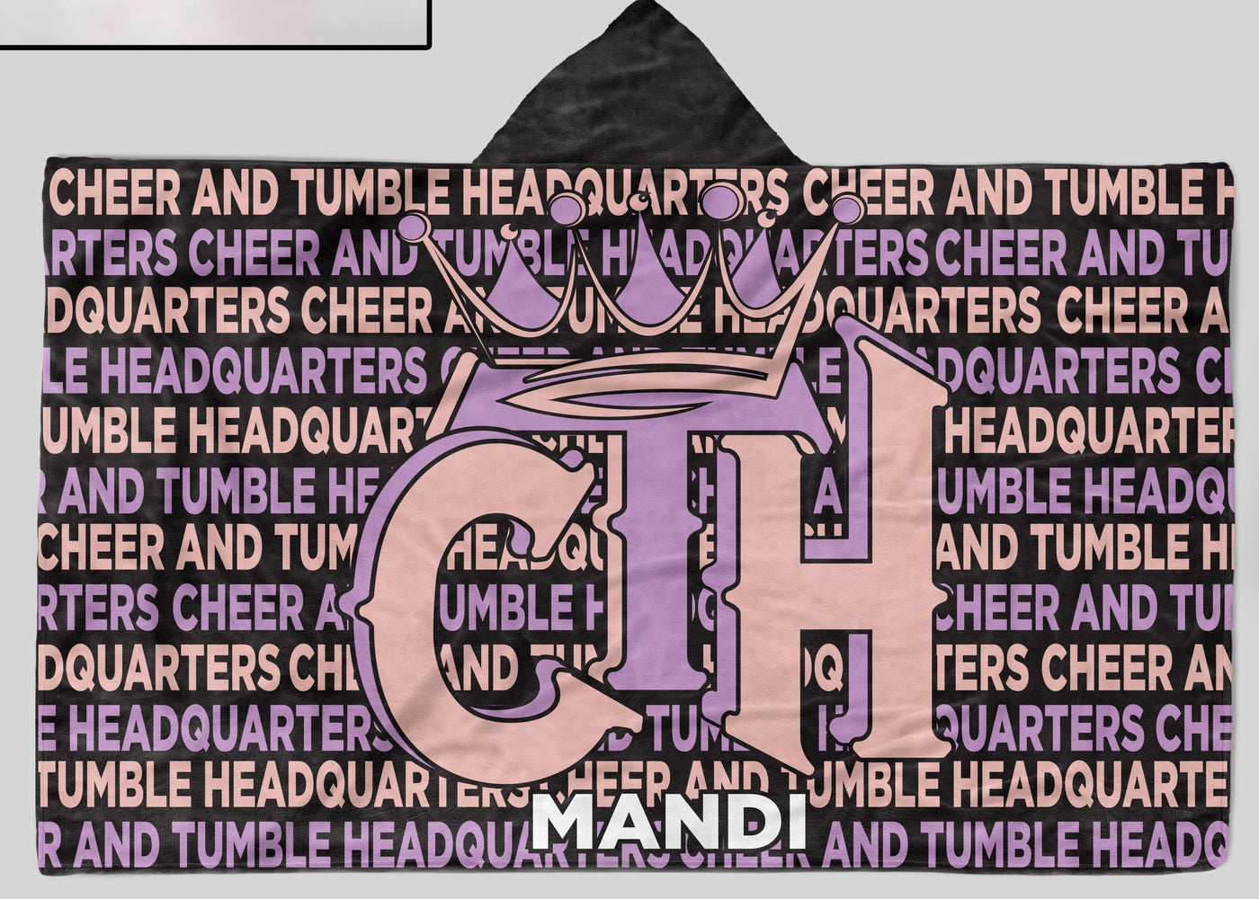 Cheer & Tumble Headquarters Hooded Blanket - NOTAGS Sam + Zoey  Sam + Zoey