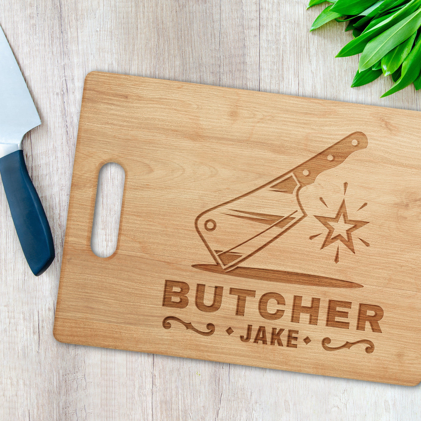 Personalized "Butcher" Cutting Board Cutting Board Sam + Zoey Maple  Sam + Zoey