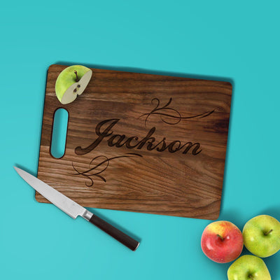 Cutting Board: Home Sweet Home Cutting Board Sam + Zoey Walnut  Sam + Zoey