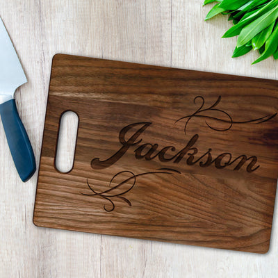 Personalized "Script" Cutting Board Cutting Board Sam + Zoey  Sam + Zoey