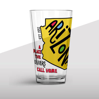 Glass Tumbler: Legacy States Glass Tumbler Sam + Zoey Arizona  Sam + Zoey