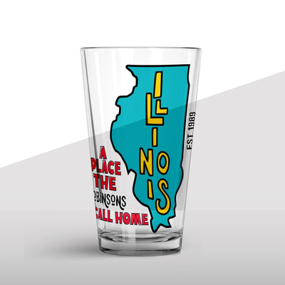 Glass Tumbler: Legacy States Glass Tumbler Sam + Zoey Illinois  Sam + Zoey