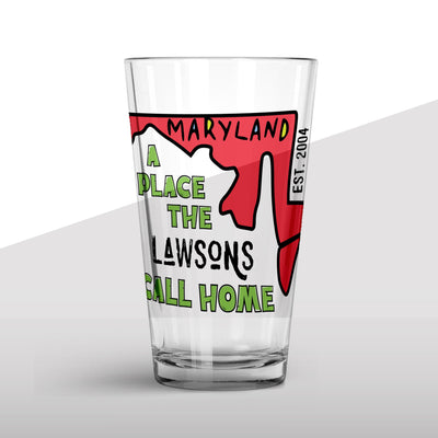 Glass Tumbler: Legacy States Glass Tumbler Sam + Zoey Maryland  Sam + Zoey