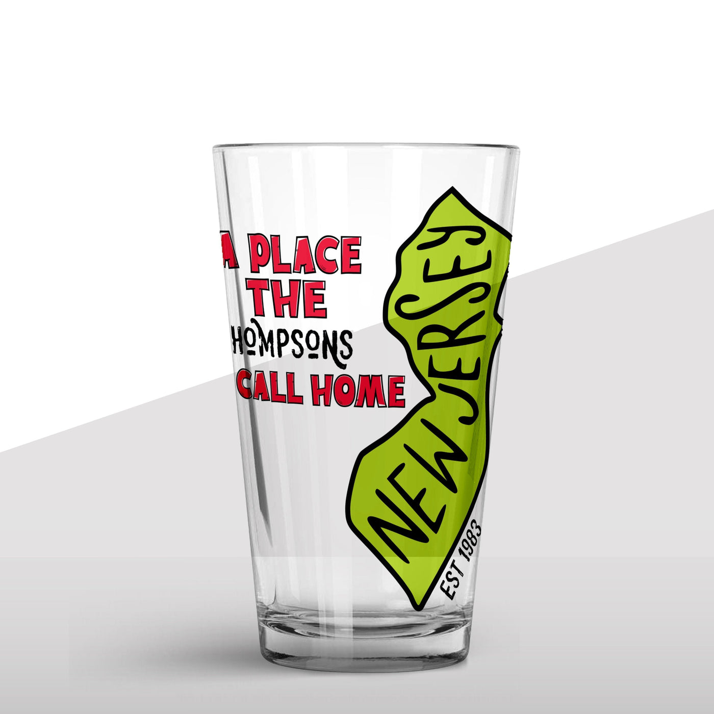 Glass Tumbler: Legacy States Glass Tumbler Sam + Zoey New Jersey  Sam + Zoey