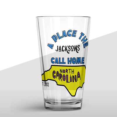 Glass Tumbler: Legacy States Glass Tumbler Sam + Zoey North Carolina  Sam + Zoey