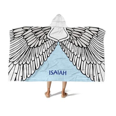 Hooded Fleece Blanket: Angel Wings Apparel & Accessories Sam + Zoey  Sam + Zoey