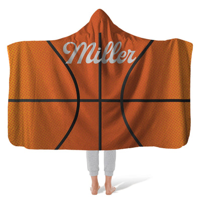 Hooded Fleece Blanket: Basketball Hooded Fleece Blanket Sam + Zoey  Sam + Zoey