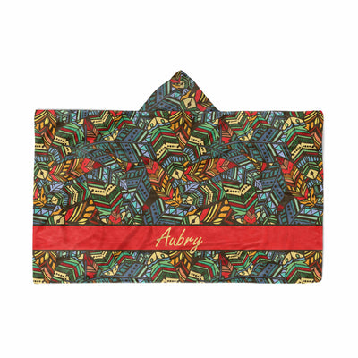 Hooded Fleece Blanket: Bohemian Rhapsody Hooded Fleece Blanket Sam + Zoey  Sam + Zoey