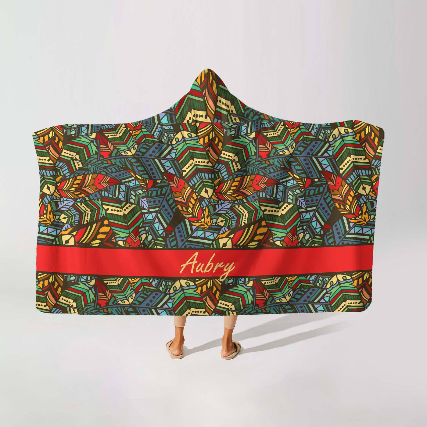 Hooded Fleece Blanket: Bohemian Rhapsody Hooded Fleece Blanket Sam + Zoey  Sam + Zoey