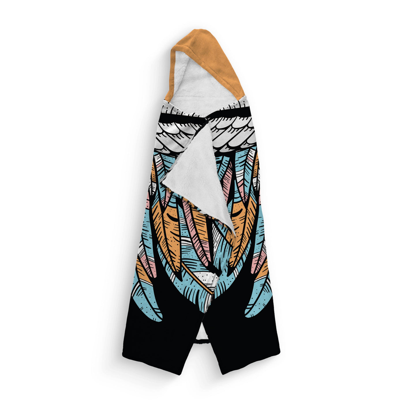 Hooded Fleece Blanket: Boho Wings Apparel & Accessories Sam + Zoey  Sam + Zoey