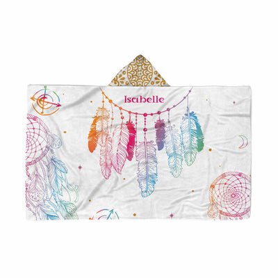 Hooded Fleece Blanket: Dream Catcher Hooded Fleece Blanket Sam + Zoey  Sam + Zoey