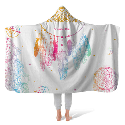 Hooded Fleece Blanket: Dream Catcher Hooded Fleece Blanket Sam + Zoey  Sam + Zoey