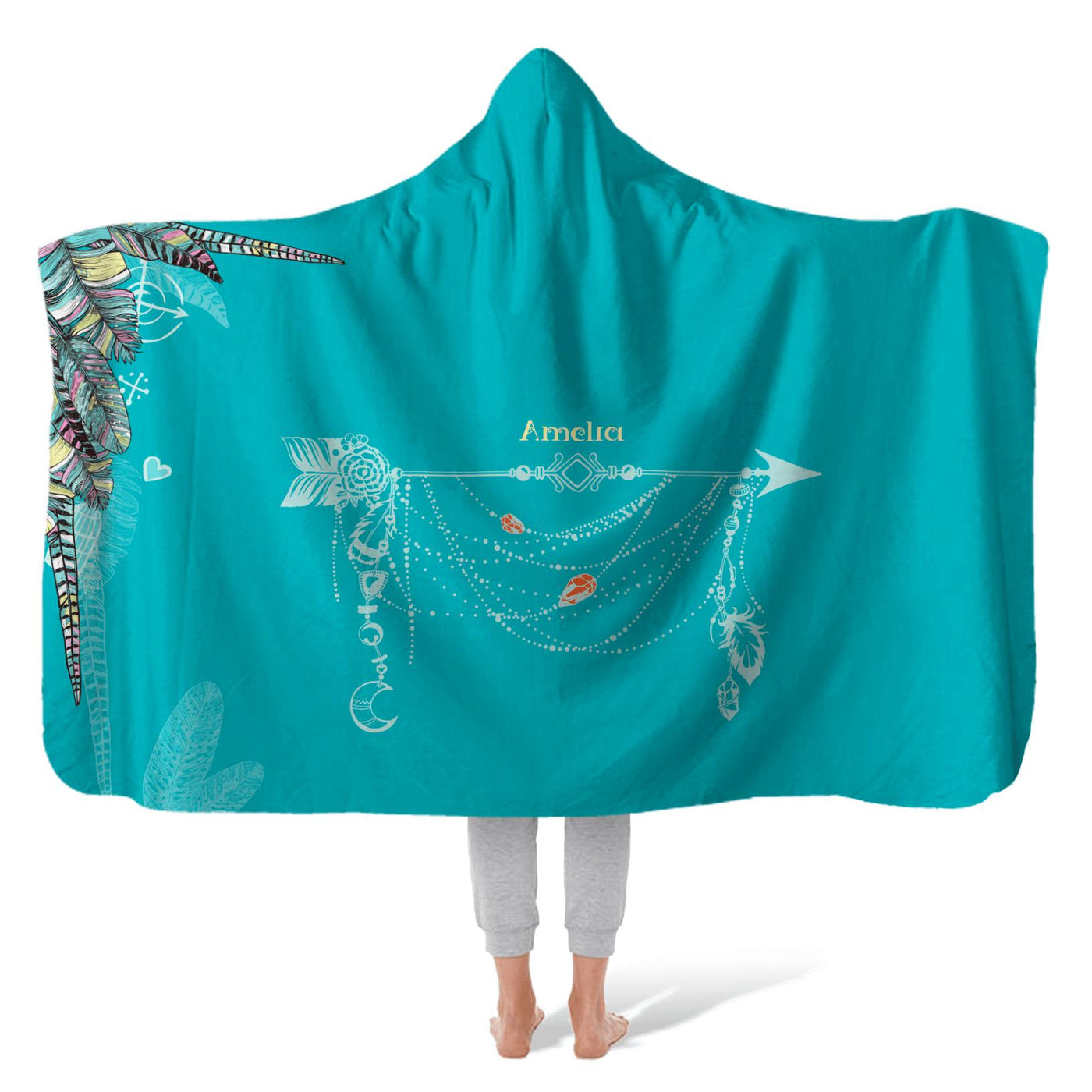 Hooded Fleece Blanket: Drifter Hooded Fleece Blanket Sam + Zoey  Sam + Zoey