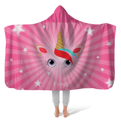 Hooded Fleece Blanket: Enchantment Hooded Fleece Blanket Sam + Zoey  Sam + Zoey