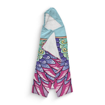 Hooded Fleece Blanket: Floral Wings Apparel & Accessories Sam + Zoey  Sam + Zoey