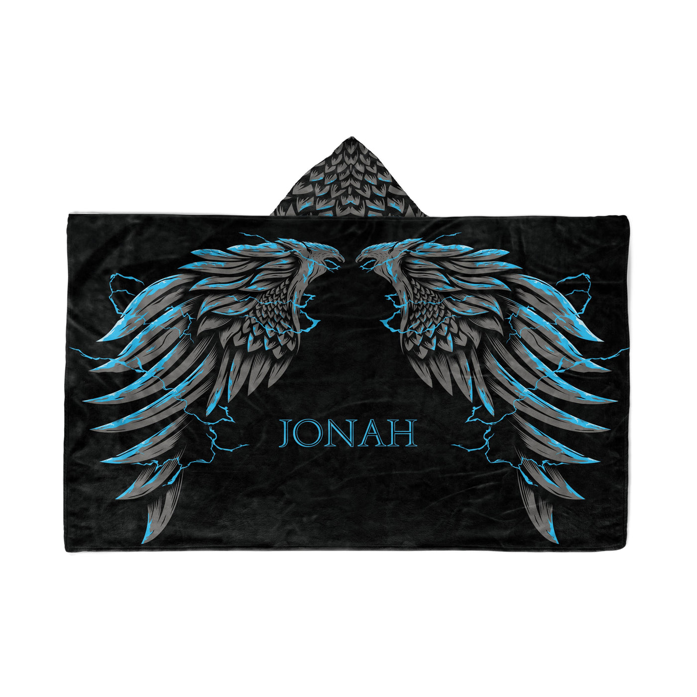 Hooded Fleece Blanket: Griffin Wings Hooded Fleece Blanket Sam + Zoey  Sam + Zoey
