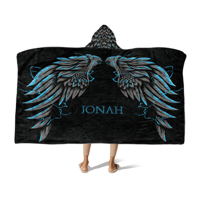 Hooded Fleece Blanket: Griffin Wings Hooded Fleece Blanket Sam + Zoey  Sam + Zoey