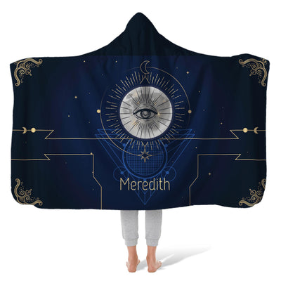 Hooded Fleece Blanket: Mother Earth Hooded Fleece Blanket Sam + Zoey  Sam + Zoey