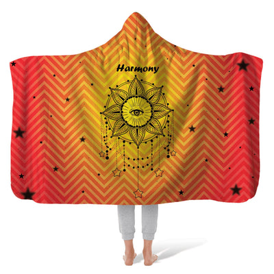 Hooded Fleece Blanket: Mystic Sight Hooded Fleece Blanket Sam + Zoey  Sam + Zoey