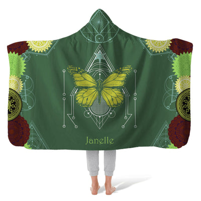Hooded Fleece Blanket: Open Wings Hooded Fleece Blanket Sam + Zoey  Sam + Zoey